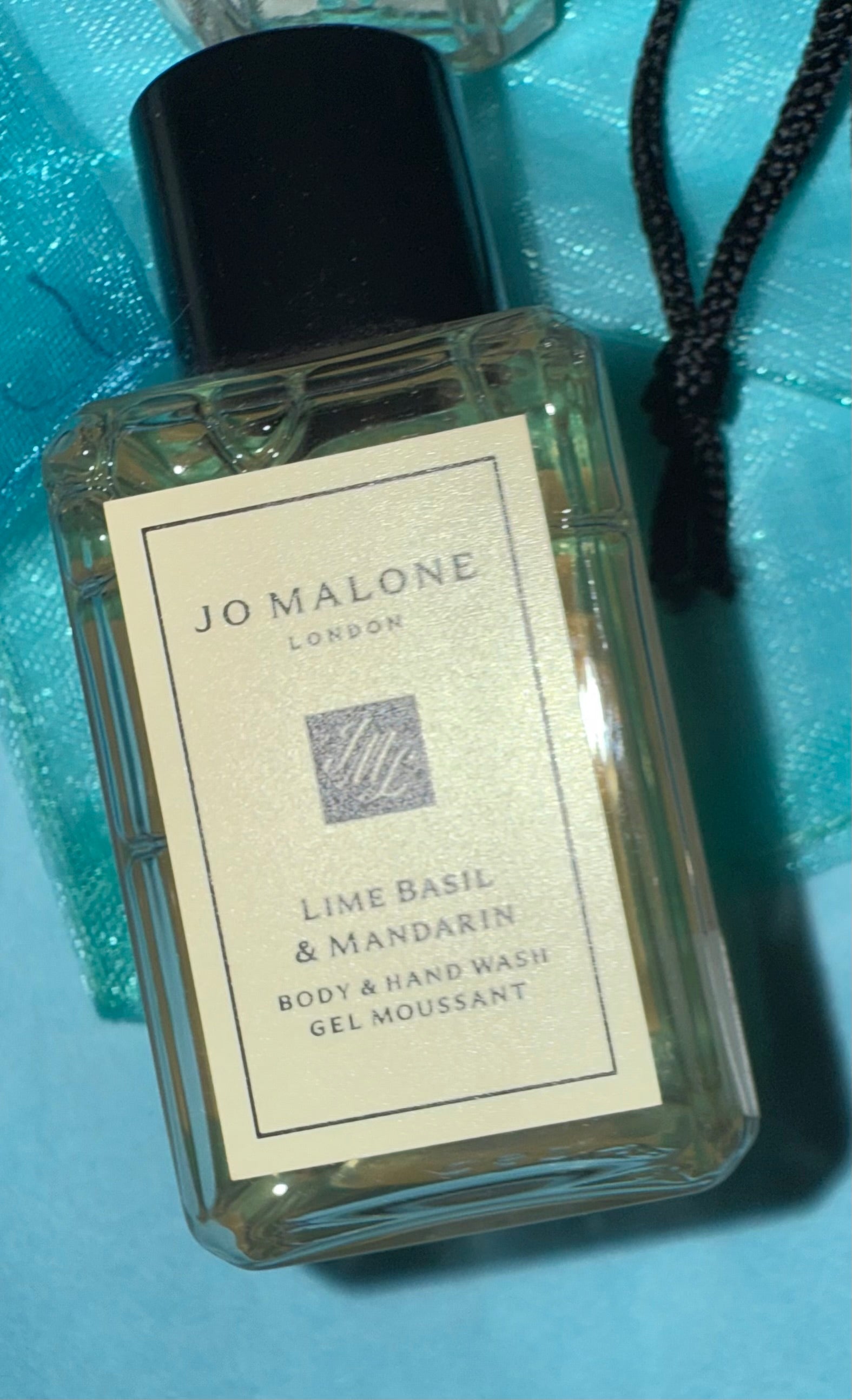 Jo Malone Mini Luxury Gift Set + Heavy YSL Gold Mirror – Peony & Blush Suede, Green Almond & Redcurrant, Lime Basil & Mandarin