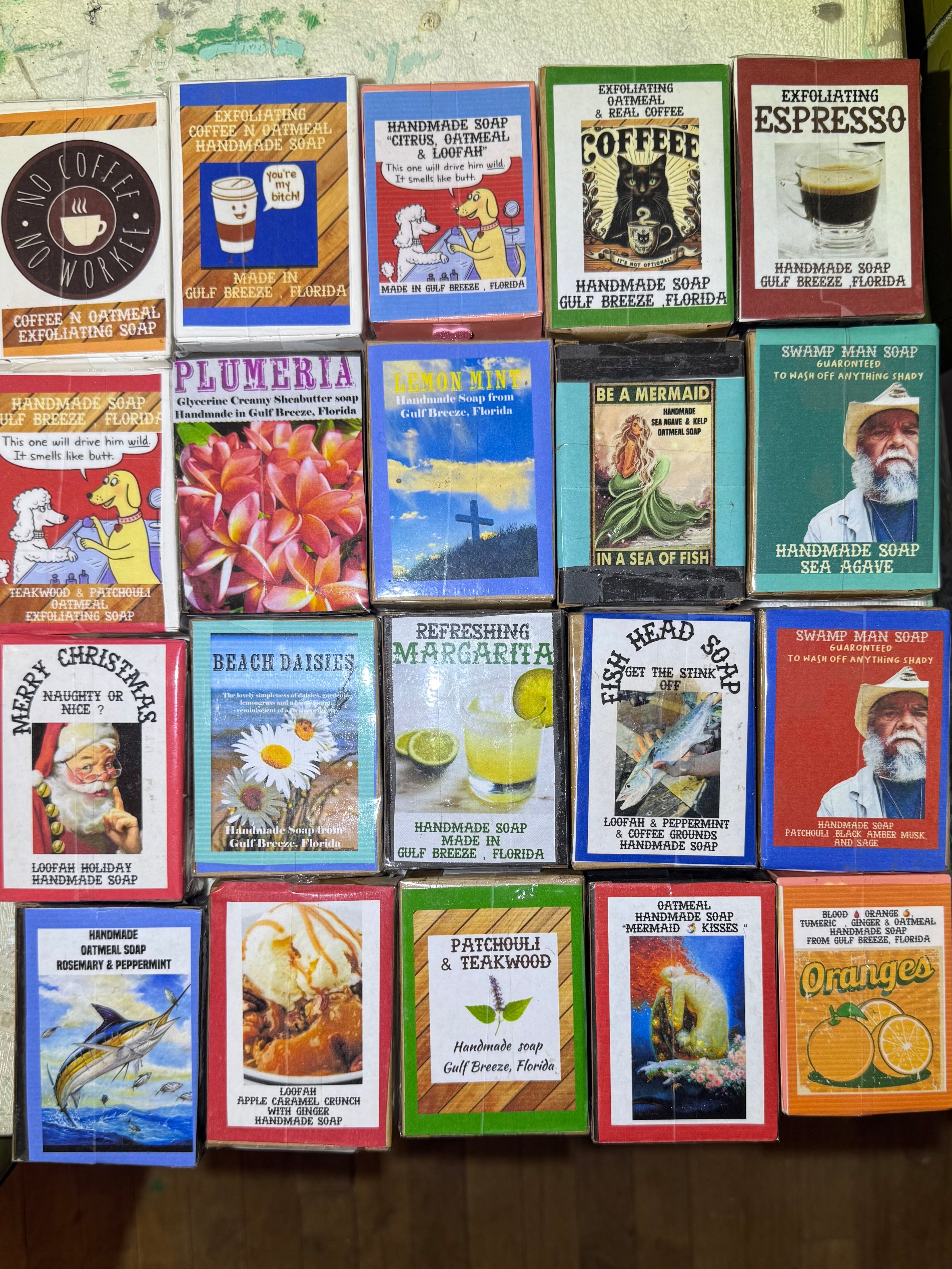 Coastal Mystery Soap Bundle – 3 Handmade Bars (Free Shipping!)