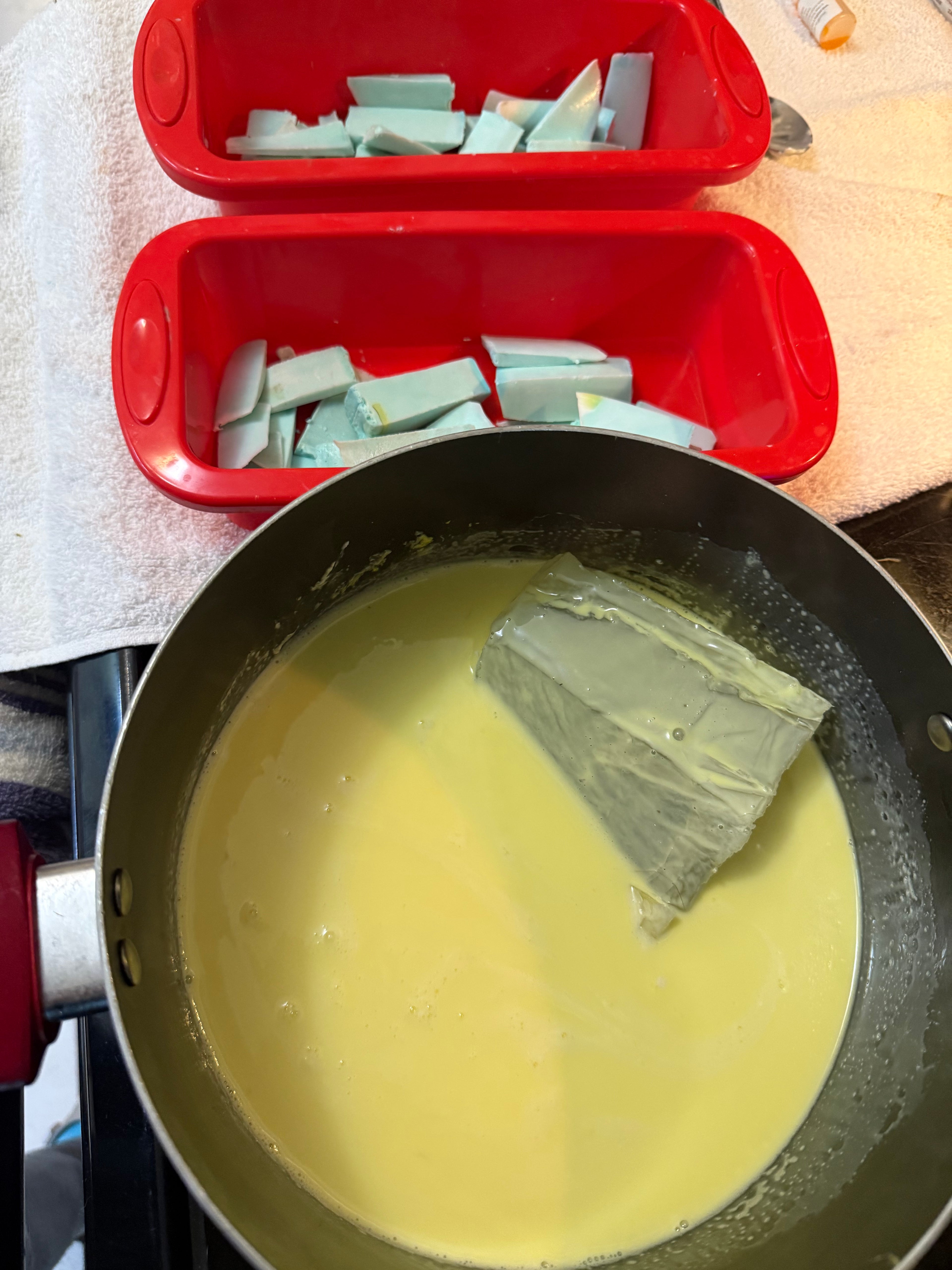 Lemongrass Splash Mermaid Soap Set of 3 - Handmade Coastal Bars