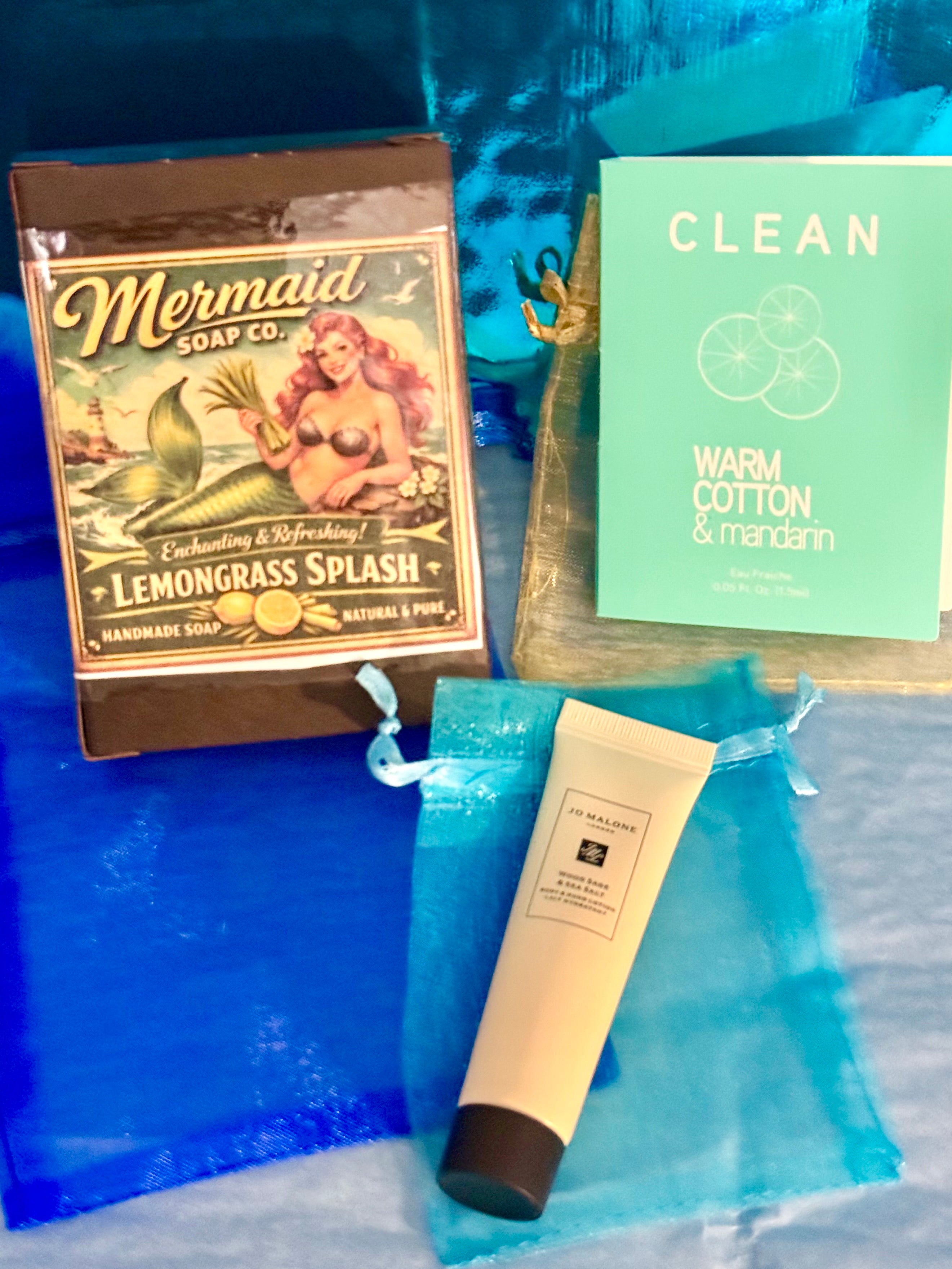 Coastal Comfort Trio Soap • Body Lotion • Fragrance Sample